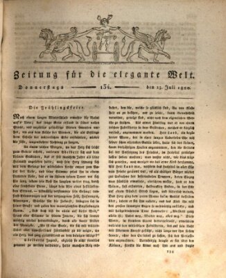 Zeitung für die elegante Welt Donnerstag 13. Juli 1820