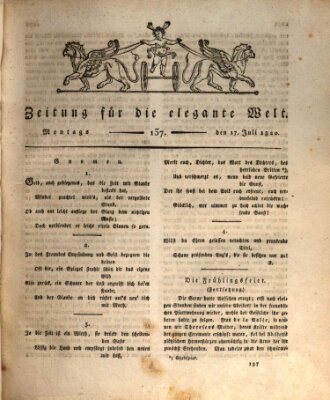 Zeitung für die elegante Welt Montag 17. Juli 1820