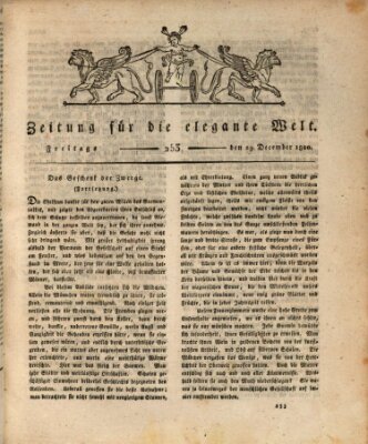 Zeitung für die elegante Welt Freitag 29. Dezember 1820