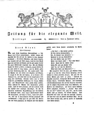 Zeitung für die elegante Welt Freitag 5. Januar 1821