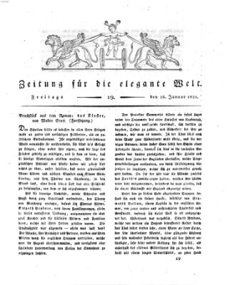 Zeitung für die elegante Welt Freitag 26. Januar 1821