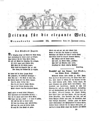 Zeitung für die elegante Welt Samstag 27. Januar 1821