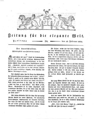 Zeitung für die elegante Welt Freitag 16. Februar 1821