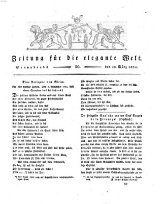 Zeitung für die elegante Welt Samstag 10. März 1821