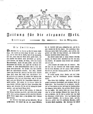 Zeitung für die elegante Welt Freitag 23. März 1821