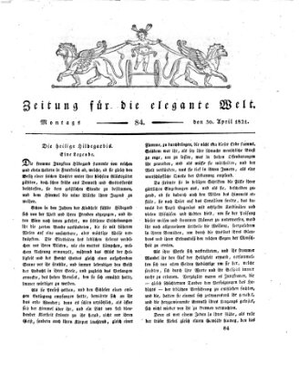 Zeitung für die elegante Welt Montag 30. April 1821