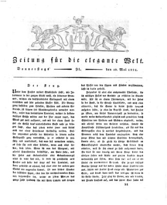 Zeitung für die elegante Welt Donnerstag 10. Mai 1821