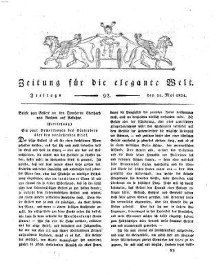 Zeitung für die elegante Welt Freitag 11. Mai 1821