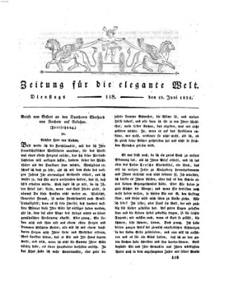 Zeitung für die elegante Welt Dienstag 19. Juni 1821