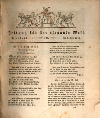 Zeitung für die elegante Welt Dienstag 3. Juli 1821