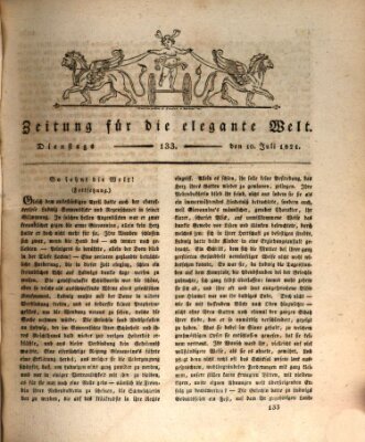 Zeitung für die elegante Welt Dienstag 10. Juli 1821