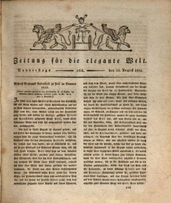 Zeitung für die elegante Welt Donnerstag 23. August 1821