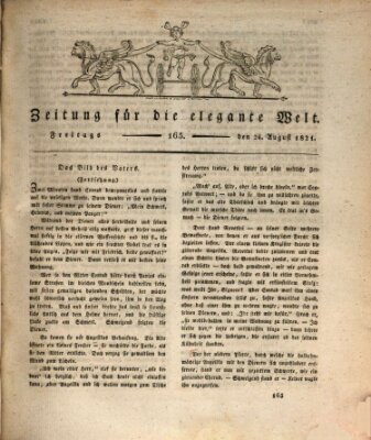 Zeitung für die elegante Welt Freitag 24. August 1821