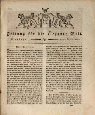 Zeitung für die elegante Welt Dienstag 9. Oktober 1821