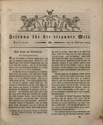 Zeitung für die elegante Welt Freitag 22. Februar 1822