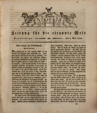 Zeitung für die elegante Welt Donnerstag 9. Mai 1822