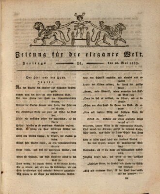 Zeitung für die elegante Welt Freitag 10. Mai 1822