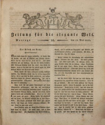 Zeitung für die elegante Welt Montag 13. Mai 1822