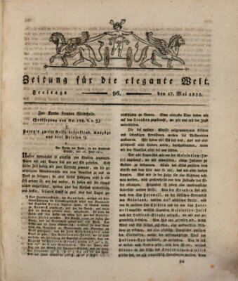 Zeitung für die elegante Welt Freitag 17. Mai 1822