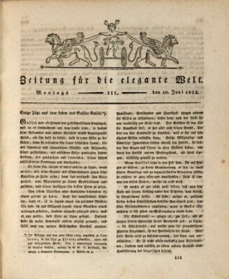 Zeitung für die elegante Welt Montag 10. Juni 1822