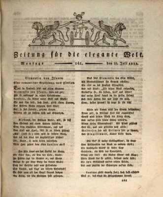 Zeitung für die elegante Welt Montag 22. Juli 1822