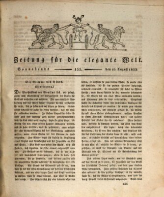 Zeitung für die elegante Welt Samstag 10. August 1822