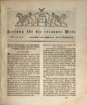 Zeitung für die elegante Welt Montag 12. August 1822