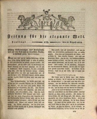 Zeitung für die elegante Welt Freitag 16. August 1822