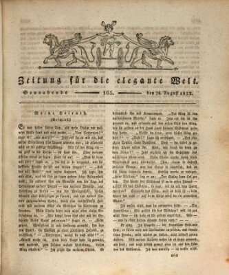 Zeitung für die elegante Welt Samstag 24. August 1822