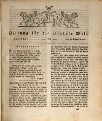 Zeitung für die elegante Welt Freitag 30. August 1822