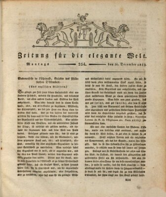 Zeitung für die elegante Welt Montag 30. Dezember 1822