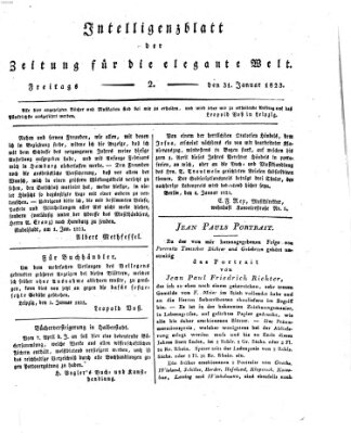 Zeitung für die elegante Welt Freitag 31. Januar 1823