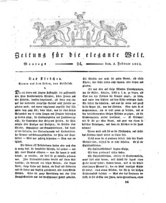 Zeitung für die elegante Welt Montag 3. Februar 1823