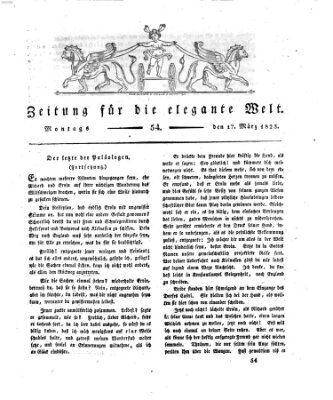 Zeitung für die elegante Welt Montag 17. März 1823