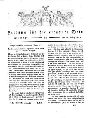 Zeitung für die elegante Welt Freitag 28. März 1823