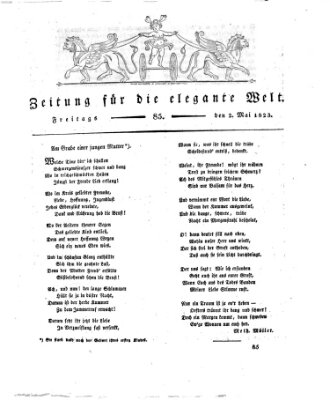 Zeitung für die elegante Welt Freitag 2. Mai 1823