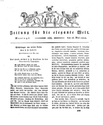 Zeitung für die elegante Welt Montag 26. Mai 1823