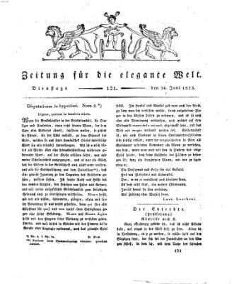 Zeitung für die elegante Welt Dienstag 24. Juni 1823