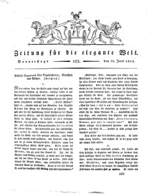 Zeitung für die elegante Welt Donnerstag 26. Juni 1823