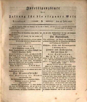 Zeitung für die elegante Welt Freitag 15. Juli 1803