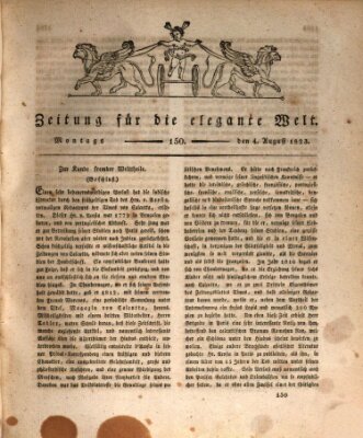 Zeitung für die elegante Welt Montag 4. August 1823