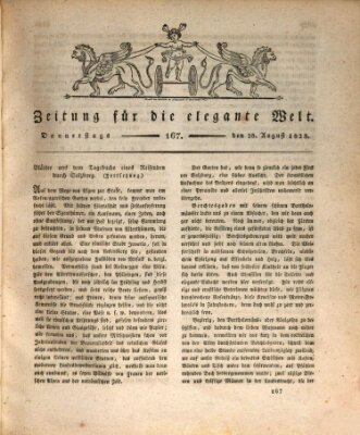 Zeitung für die elegante Welt Donnerstag 28. August 1823