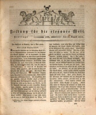 Zeitung für die elegante Welt Freitag 29. August 1823