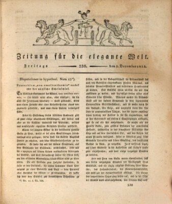 Zeitung für die elegante Welt Freitag 5. Dezember 1823