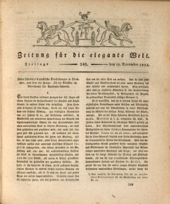 Zeitung für die elegante Welt Freitag 19. Dezember 1823