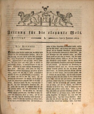 Zeitung für die elegante Welt Freitag 2. Januar 1824