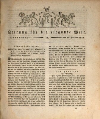 Zeitung für die elegante Welt Donnerstag 15. Januar 1824