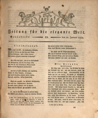 Zeitung für die elegante Welt Samstag 31. Januar 1824