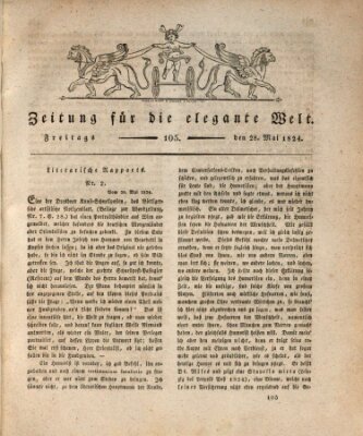 Zeitung für die elegante Welt Freitag 28. Mai 1824