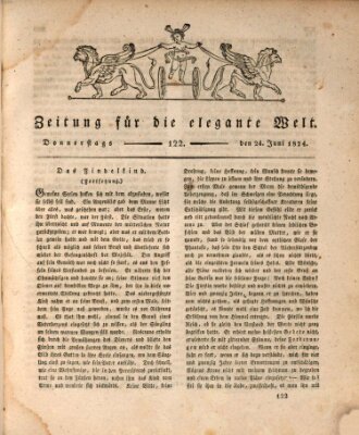 Zeitung für die elegante Welt Donnerstag 24. Juni 1824